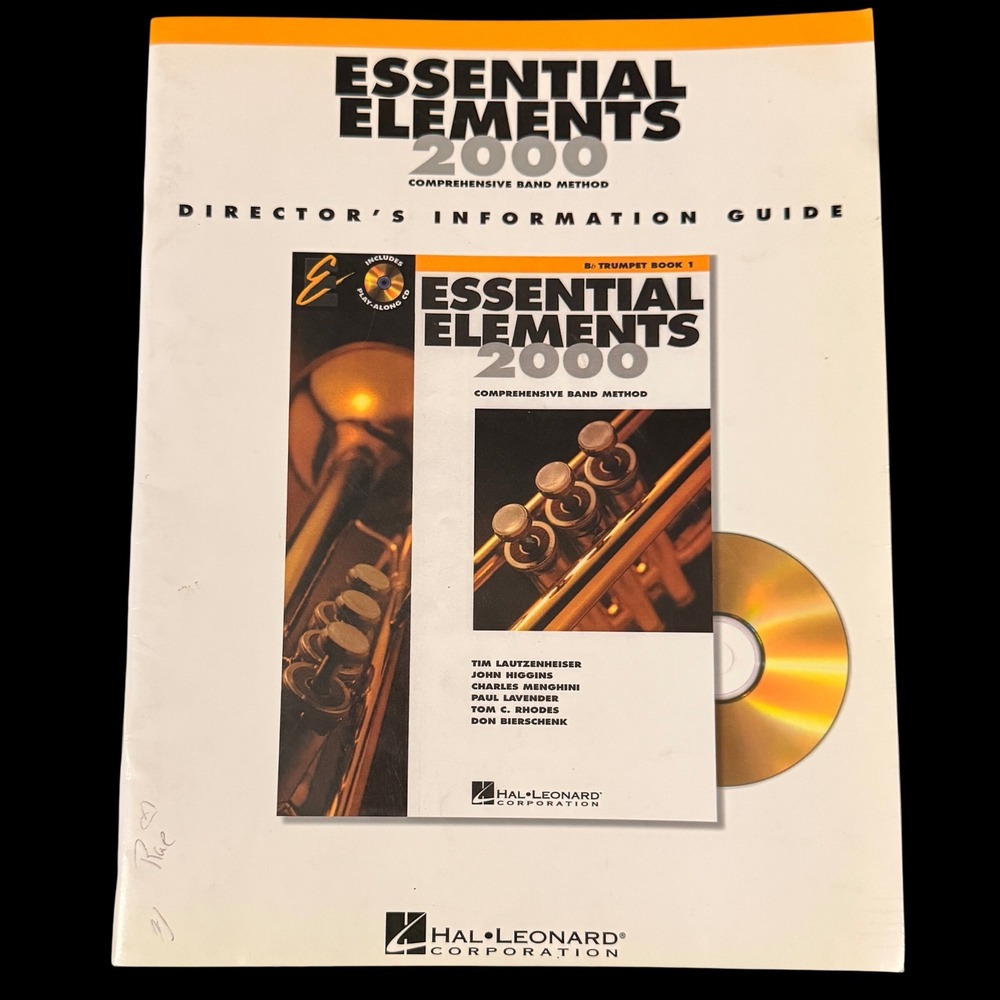 Essential Elements 2000 Directors Information Guide Hal Leonard Band Method Book